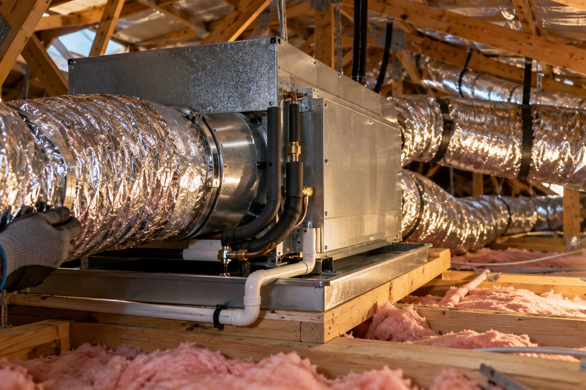 Illustrative photo for Ducted reverse cycle air conditioning in Shepparton